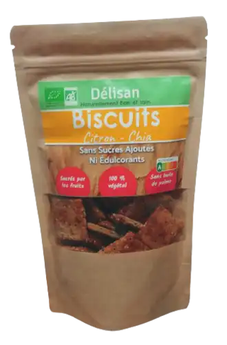 Biscuits citron chia